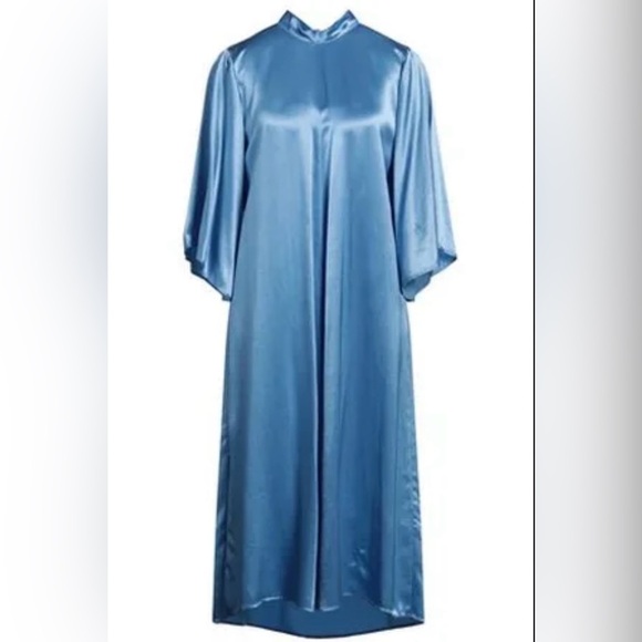 GUC FORTE FORTE- Beautiful Statin Bell Sleeve Dress. Size 1 or US 4 - Picture 2 of 12